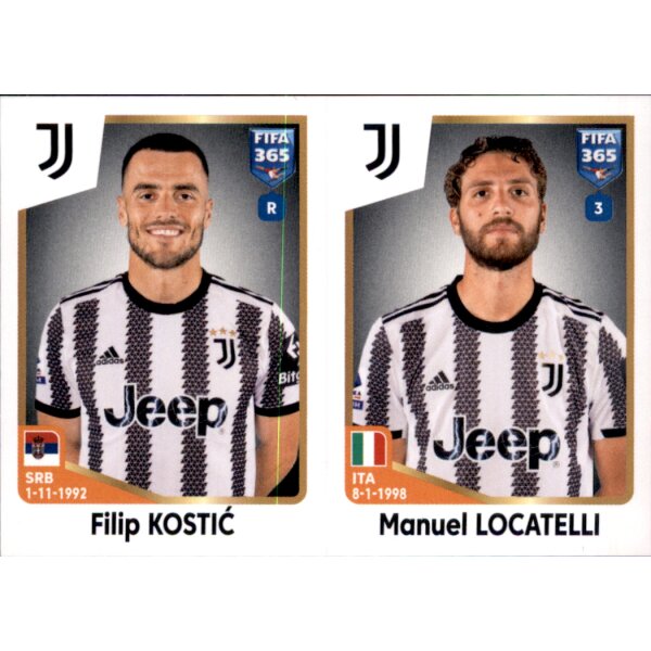 Sticker 317 Filip Kostic/Manuel Locatelli