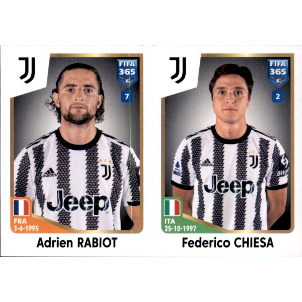 Sticker 320 Adrien Rabiot/Federico Chiesa