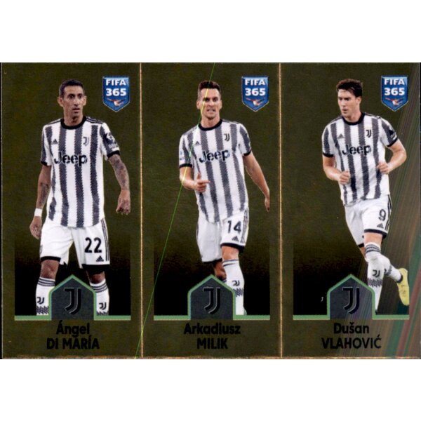 Sticker 321 angel Di Maria/Arkadiusz Milik/Dusan Vlahovic