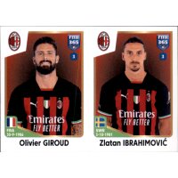 Sticker 336 Olivier Giroud/Zlatan Ibrahimovic