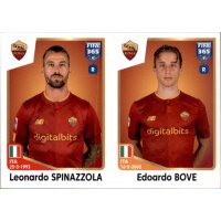 Sticker 349 Leonardo Spinazzola/Edoardo Bove