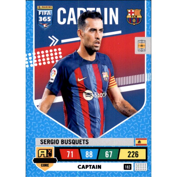 182 - Sergio Busquets - Captain - 2023