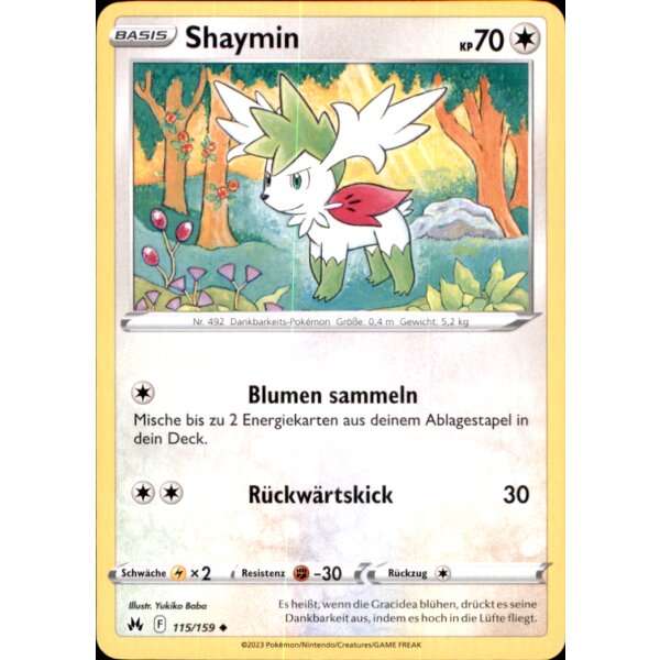 115/159 - Shaymin - Uncommon - SWSH12.5 Zenit der Könige