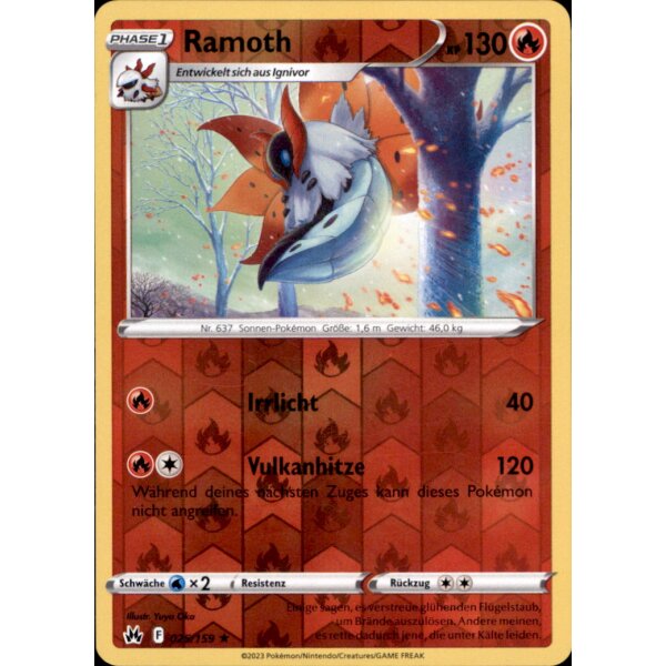 025/159 - Ramoth - Reverse Holo - SWSH12.5 Zenit der Könige