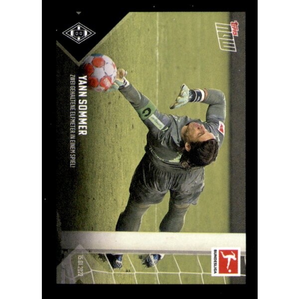 Topps Bundesliga 2022/23 - Sticker 3 - Yann Sommer - Beste Momente - Borussia Mönchengladbach