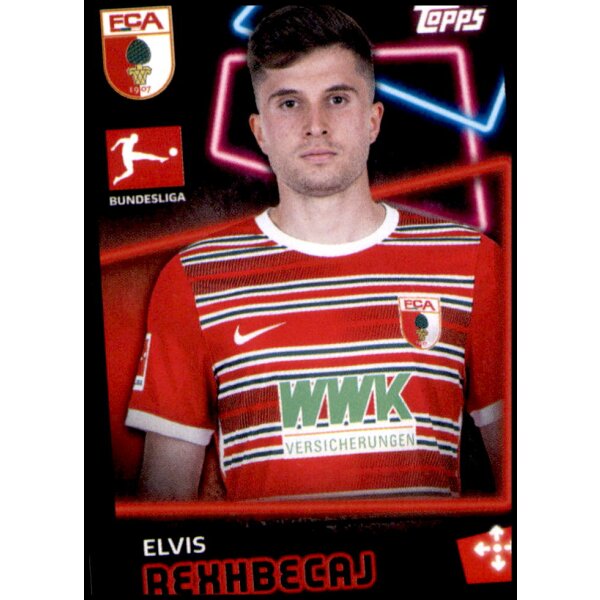 Topps Bundesliga 2022/23 - Sticker 34 - Elvis Rexhbecaj - FC Augsburg