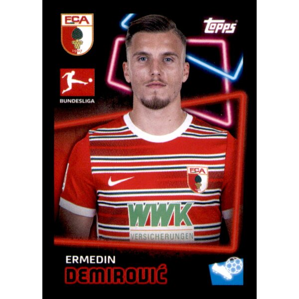 Topps Bundesliga 2022/23 - Sticker 41 - Ermedin Demirovic - FC Augsburg