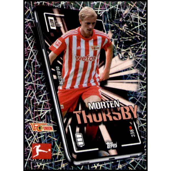 Topps Bundesliga 2022/23 - Sticker 71 - Morten Thorsby - Spieler im Fokus - 1. FC Union Berlin