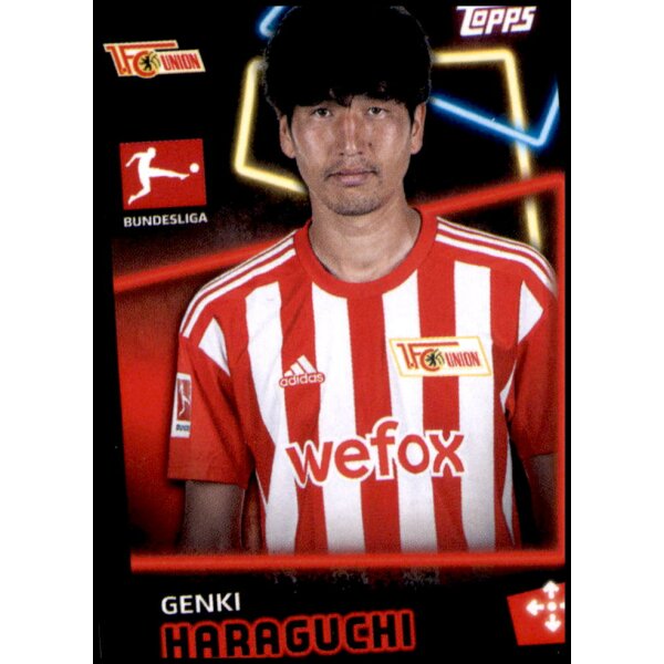 Topps Bundesliga 2022/23 - Sticker 75 - Genki Haraguchi - 1. FC Union Berlin