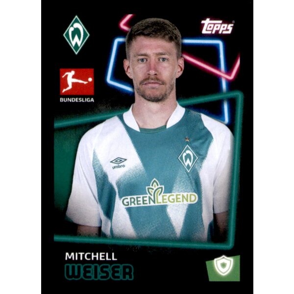 Topps Bundesliga 2022/23 - Sticker 104 - Mitchell Weiser - Werder Bremen