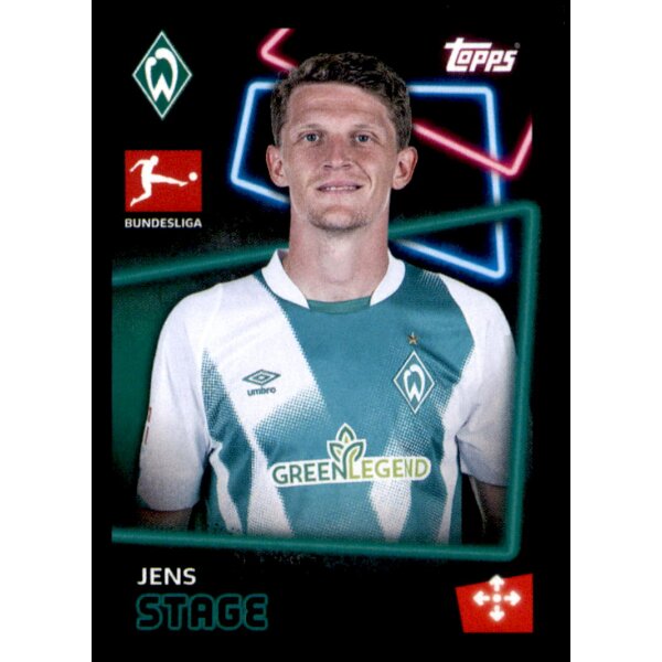 Topps Bundesliga 2022/23 - Sticker 110 - Jens Stage - Werder Bremen