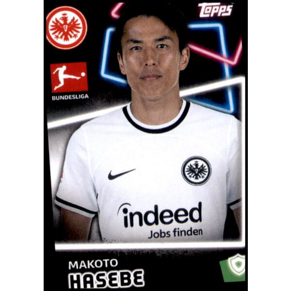 Topps Bundesliga 2022/23 - Sticker 144 - Makoto Hasebe - Eintracht Frankfurt