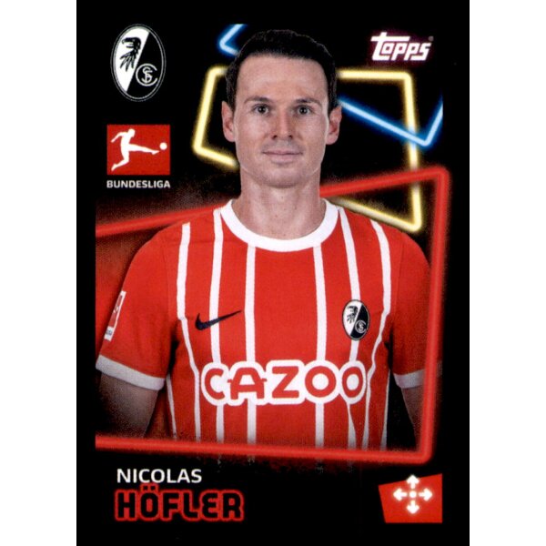 Topps Bundesliga 2022/23 - Sticker 167 - Nicolas Höfler - SC Freiburg