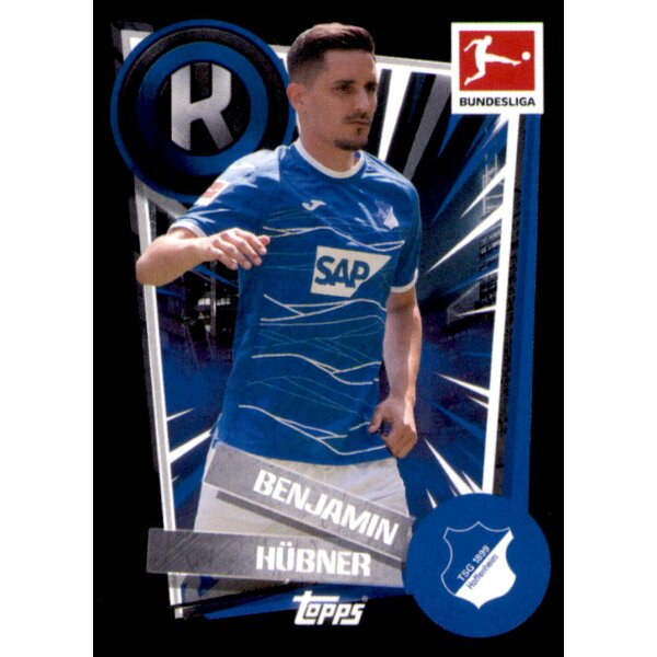 Topps Bundesliga 2022/23 - Sticker 184 - Benjamin Hübner - Kapitän - TSG 1899 Hoffenheim