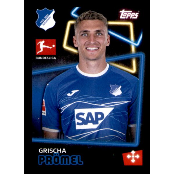 Topps Bundesliga 2022/23 - Sticker 186 - Grischa Prömel - TSG 1899 Hoffenheim