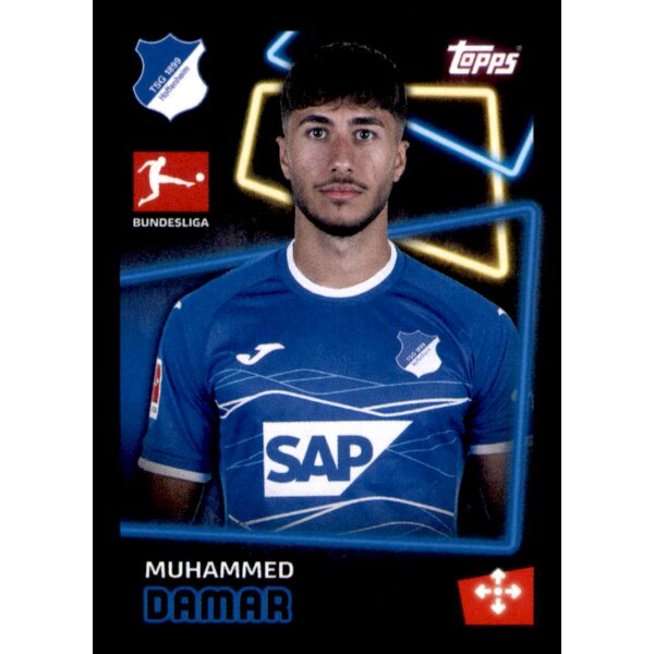 Topps Bundesliga 2022/23 - Sticker 189 - Muhammed Damar - TSG 1899 Hoffenheim