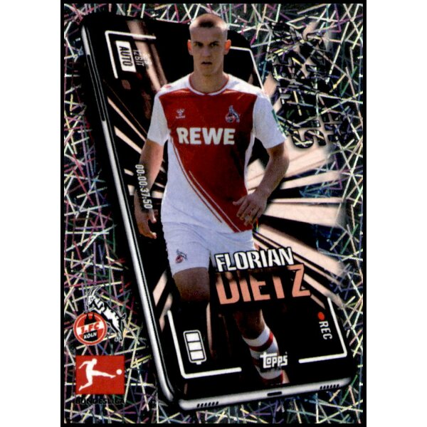 Topps Bundesliga 2022/23 - Sticker 213 - Florian Dietz - Spieler im Fokus - 1. FC Köln