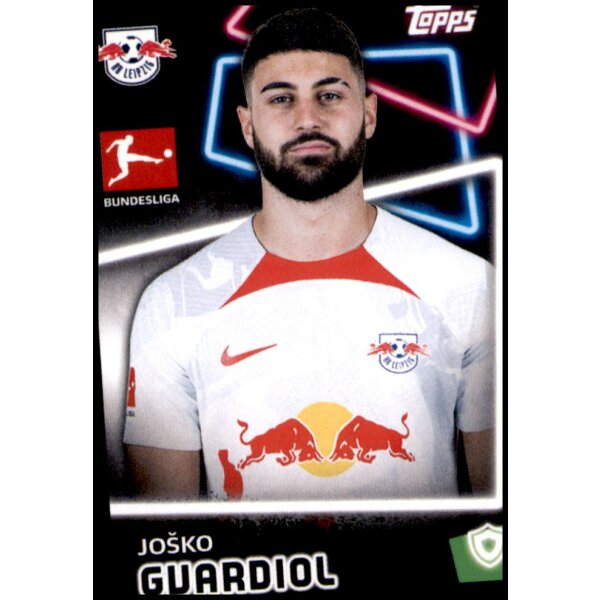 Topps Bundesliga 2022/23 - Sticker 221 - Josko Guardiol - RB Leipzig