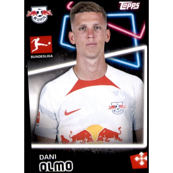 Topps Bundesliga 2022/23 - Sticker 225 - Dani Olmo - RB Leipzig