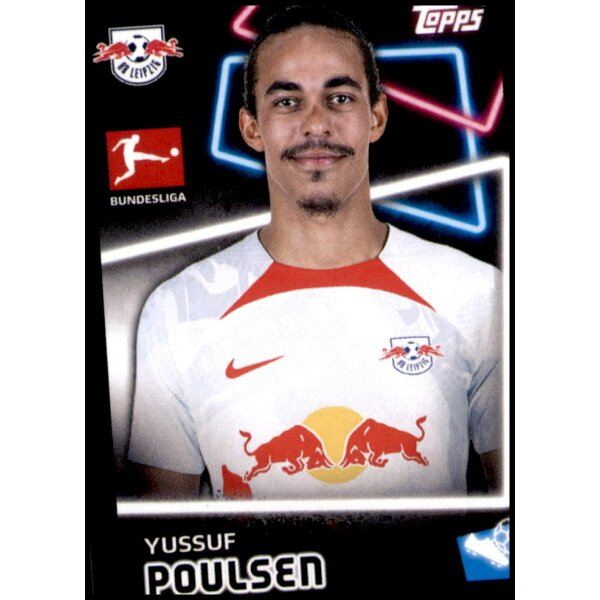 Topps Bundesliga 2022/23 - Sticker 232 - Yussuf Poulsen - RB Leipzig