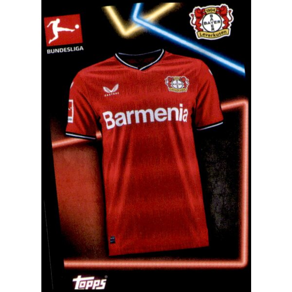 Topps Bundesliga 2022/23 - Sticker 235 - Heimtrikot - Bayer 04 Leverkusen