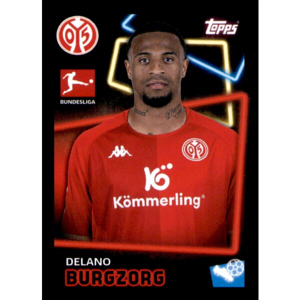 Topps Bundesliga 2022/23 - Sticker 269 - Delano Burgzorg - 1. FSV Mainz 05