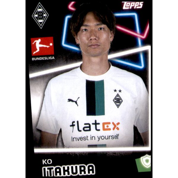 Topps Bundesliga 2022/23 - Sticker 275 - Ko Itakura - Borussia Mönchengladbach