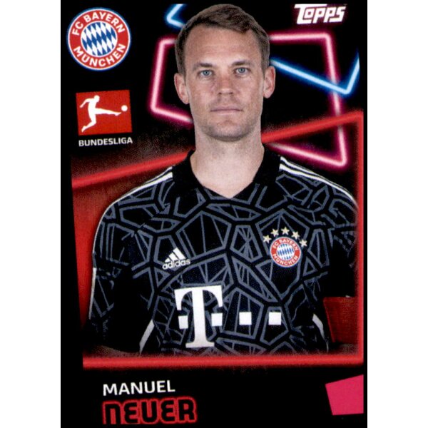 Topps Bundesliga 2022/23 - Sticker 293 - Manuel Neuer - FC Bayern München