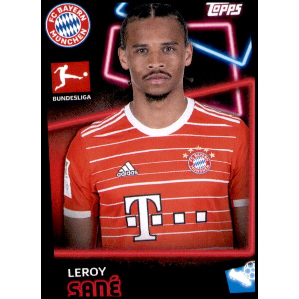 Topps Bundesliga 2022/23 - Sticker 305 - Leroy Sane - FC Bayern München