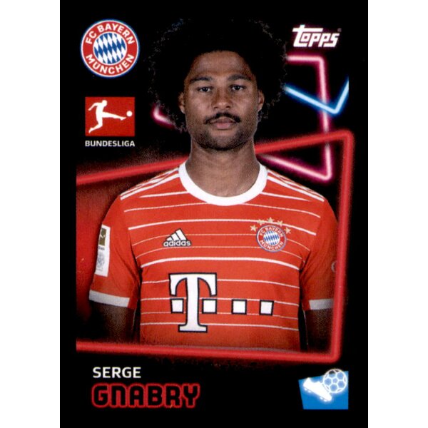 Topps Bundesliga 2022/23 - Sticker 306 - Serge Gnabry - FC Bayern München