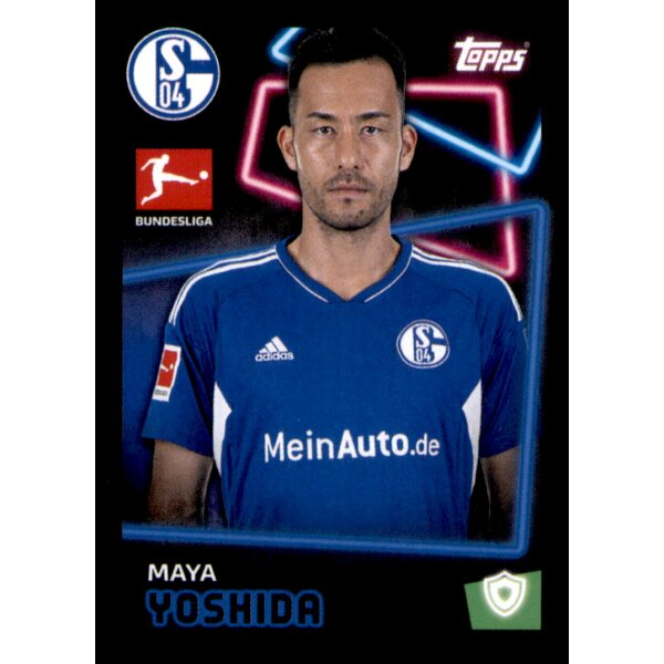 Topps Bundesliga 2022/23 - Sticker 314 - Maya Yoshida - FC Schalke 04