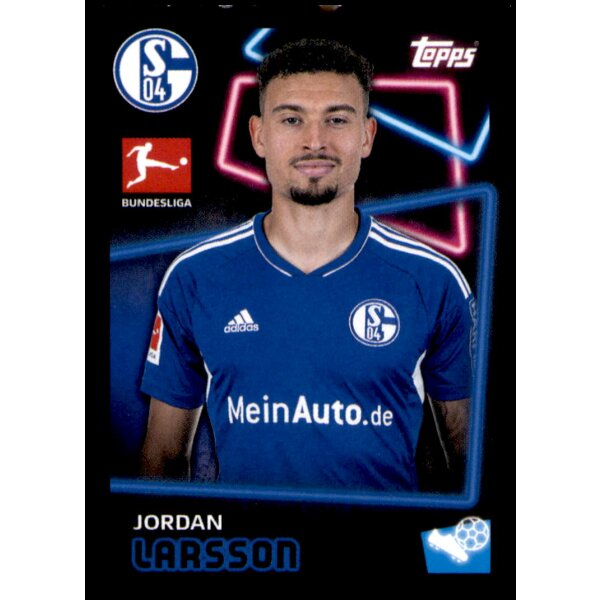 Topps Bundesliga 2022/23 - Sticker 323 - Jordan Larsson - FC Schalke 04