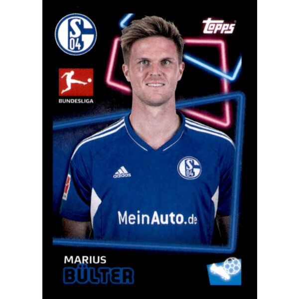 Topps Bundesliga 2022/23 - Sticker 324 - Marius Bülte - FC Schalke 04