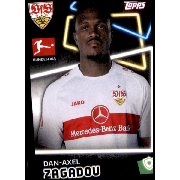 Topps Bundesliga 2022/23 - Sticker 333 - Dan-Axel Zagadou - VfB Stuttgart