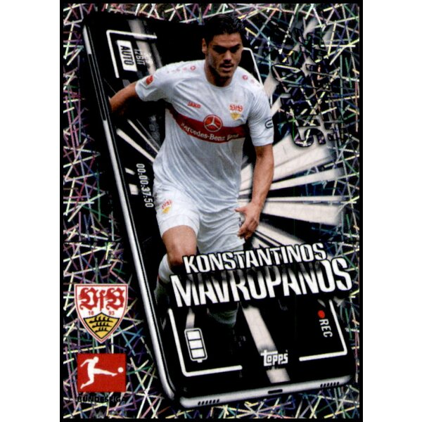 Topps Bundesliga 2022/23 - Sticker 335 - Konstantinos Mavropanos - Spieler im Fokus - VfB Stuttgart