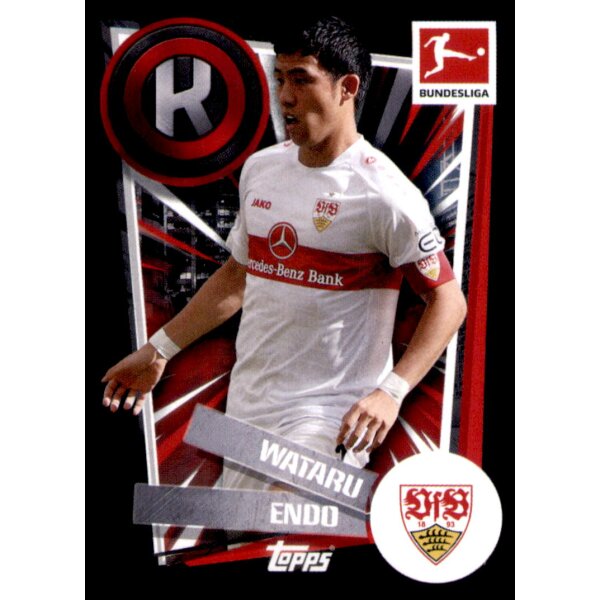 Topps Bundesliga 2022/23 - Sticker 337 - Wataru Endo - Kapitän - VfB Stuttgart