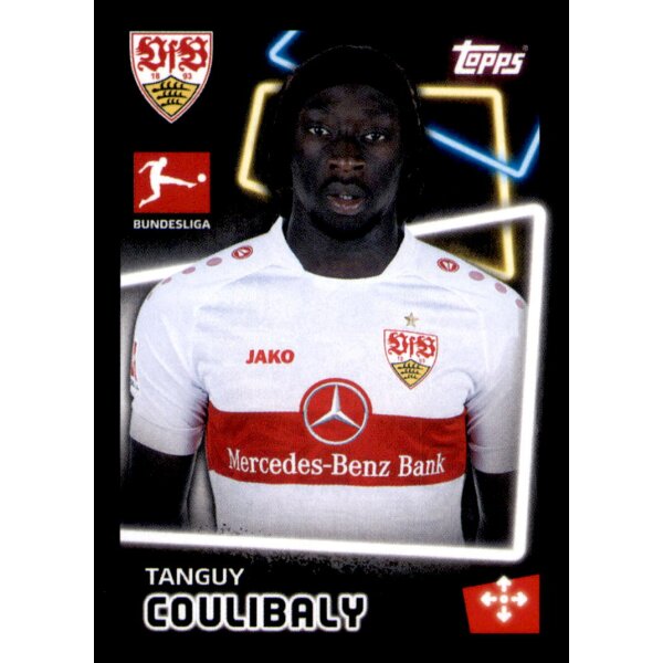 Topps Bundesliga 2022/23 - Sticker 340 - Tanguy Coulibaly - VfB Stuttgart