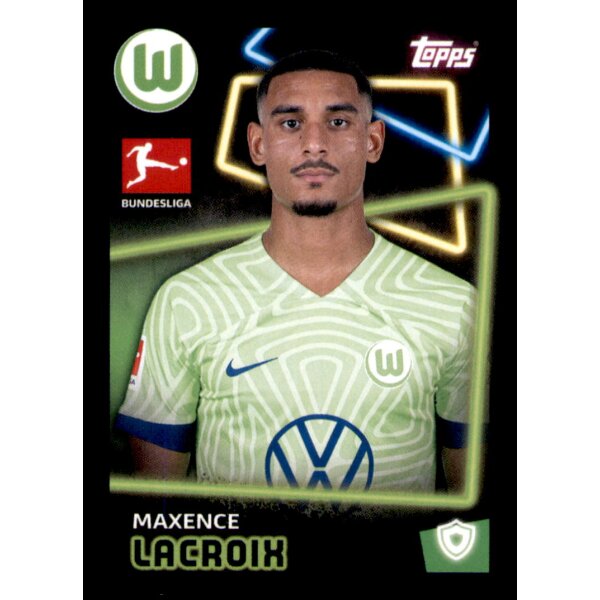 Topps Bundesliga 2022/23 - Sticker 352 - Maxence Lacroix - VfL Wolfsburg