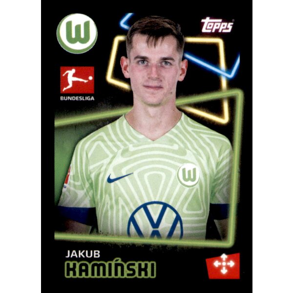 Topps Bundesliga 2022/23 - Sticker 361 - Jakuc Kaminski - VfL Wolfsburg