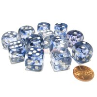 CHESSEX 16MM D6 WITH PIPS Würfel BLOCK (12...