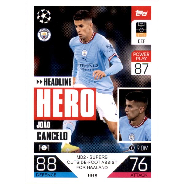 HH05 - Joao Cancelo - Headline Heroes - 2022/2023