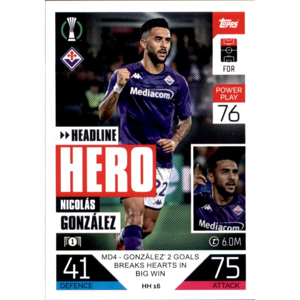 HH16 - Nicolas Gonzalez - Headline Heroes - 2022/2023