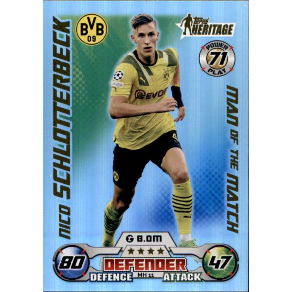 MH11 - Nico Schlotterbeck - Man of the Match Heritage - 2022/2023