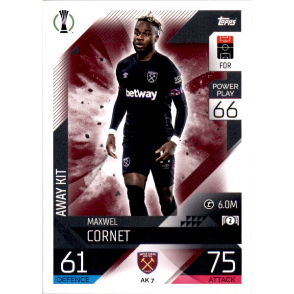 AK07 - Maxwel Cornet - Away Kit - 2022/2023