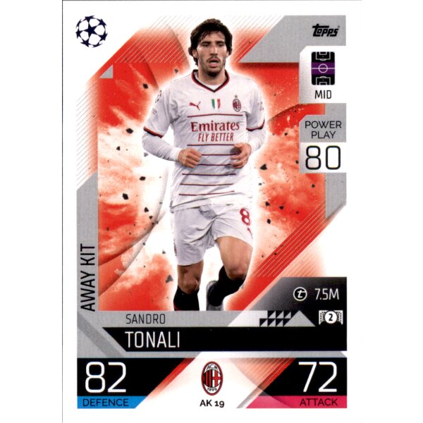 AK19 - Sandro Tonali - Away Kit - 2022/2023