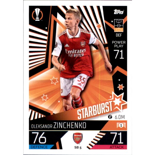 SB05 - Oleksandr Zinchenko - Starburst - 2022/2023