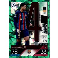 SZ04 - Ronald Araujo - Squad Zone - EMERALD FOIL - 2022/2023