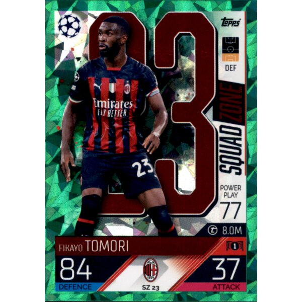 SZ23 - Fikayo Tomori - Squad Zone - EMERALD FOIL - 2022/2023