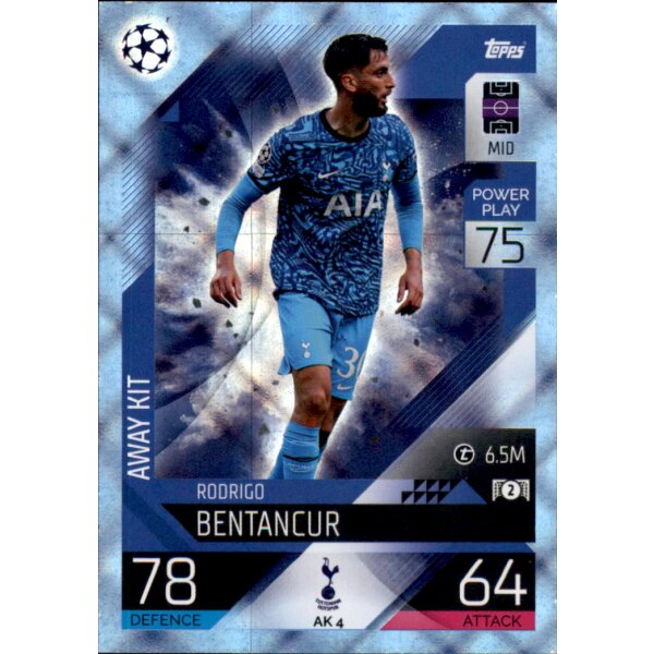 AK04 - Rodrigo Bentancur - Away Kit - CRYSTAL - 2022/2023