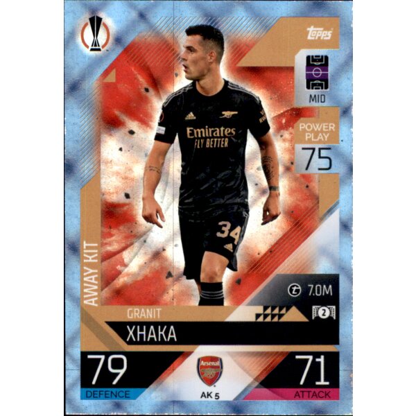 AK05 - Granit Xhaka - Away Kit - CRYSTAL - 2022/2023